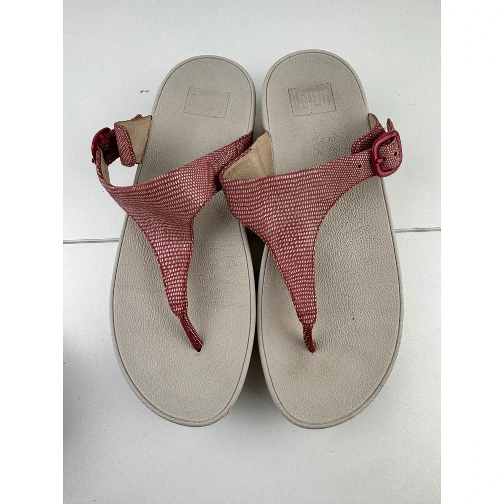 Fitflop Womens Adjustable‎ Buckle Thong Sandals Size 7 US Comfort Walking